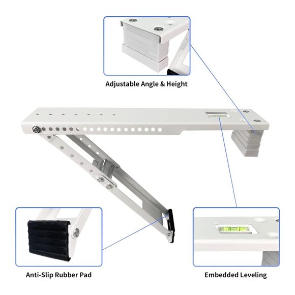 JEACENT Heavy Duty AC Support Bracket - Universal Fit, Indoor Installation, Up t - Picture 3 of 6